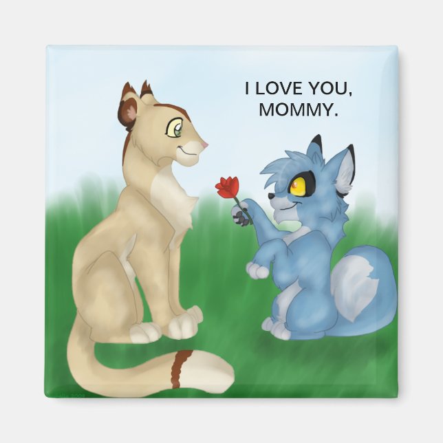 I LOVE YOU, MOMMY. MAGNET (Front)