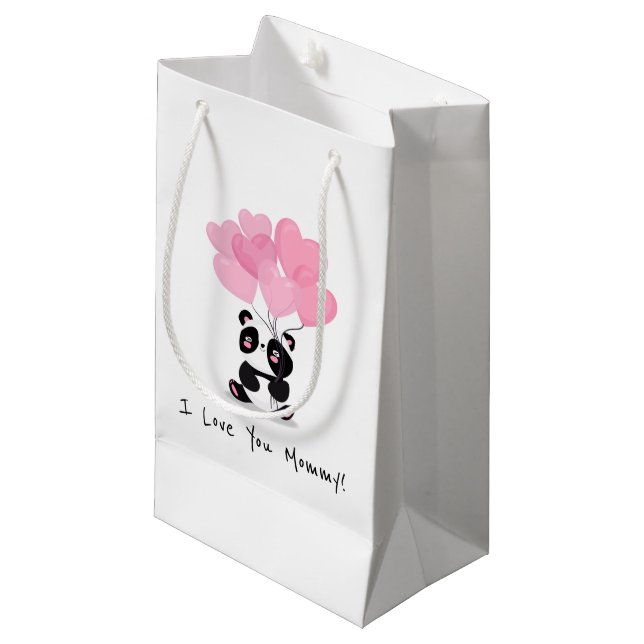 I Love You Mommy Mother's Day | Gift Bag (Front Angled)