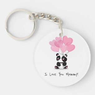 I Love You Mommy Mother's Day Keychain