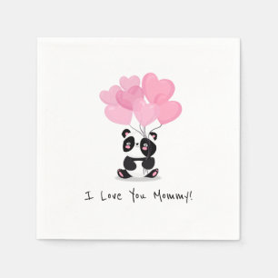 I Love You Mommy Mother's Day Napkin