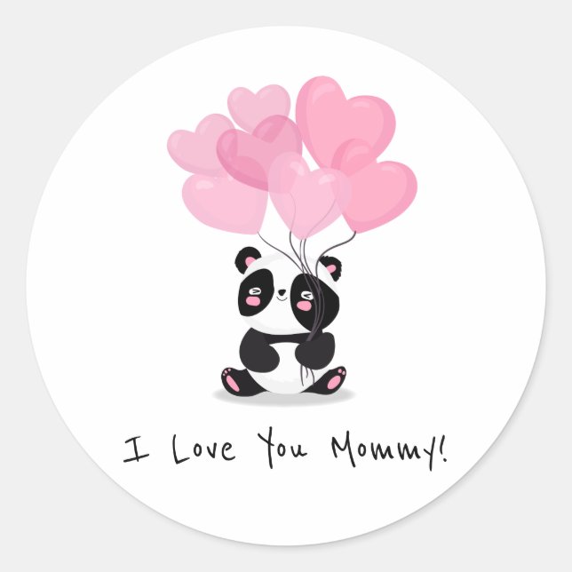 I Love You Mommy Mother's Day | Sticker (Front)