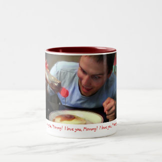 “I Love You Mommy!” Two-Tone Coffee Mug