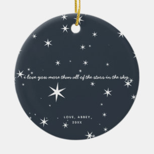 I love you more Christmas Tree Ornament