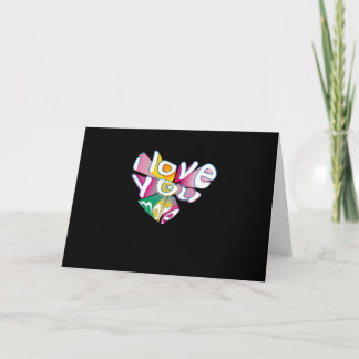I Love You More Elegant Style  Card