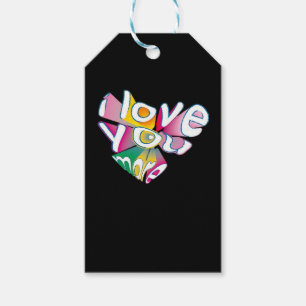 I Love You More Elegant Style  Gift Tags