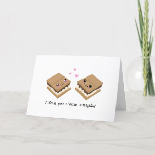 I LOVE YOU MORE Funny Happy Valentine’s Day Holiday Card