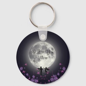 I Love You More Keychain by Beccasheart at Zazzle