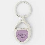 I Love You More Keychain at Zazzle