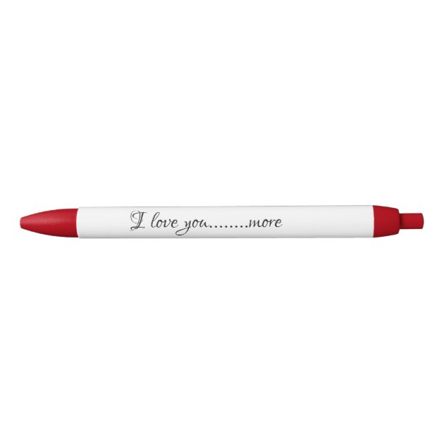 black and red ink pen