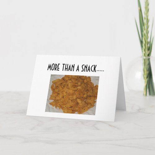 I LOVE YOU MORE THAN A SNACK CARD