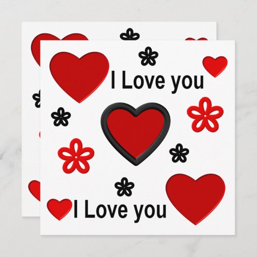 I love you ...more than any words can say. (Front/Back)