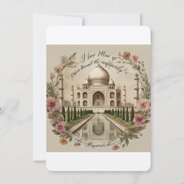 I Love you more than anything Invitation (Front)