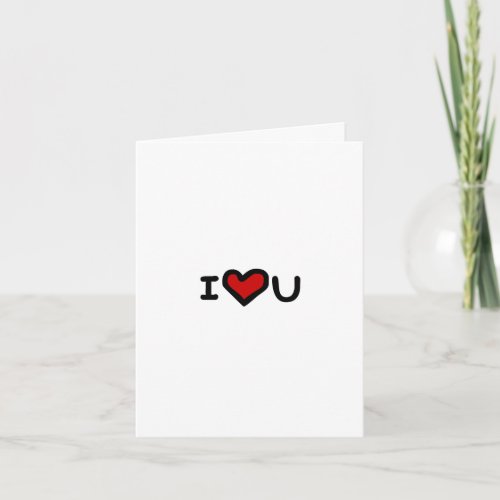 I love you MORE than bacon Card