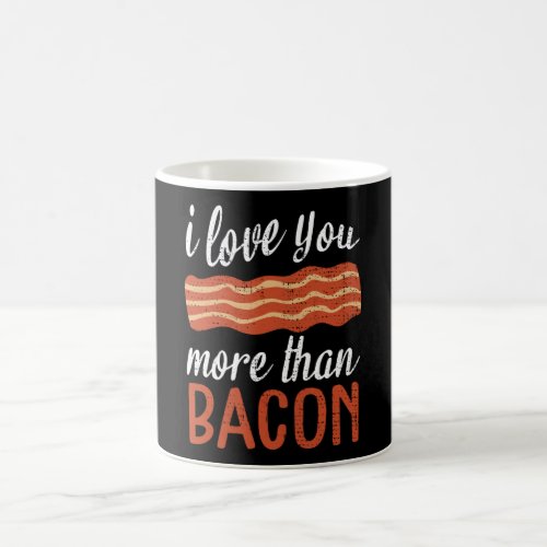 I Love You More Than Bacon Valentines Day Cute Coffee Mug