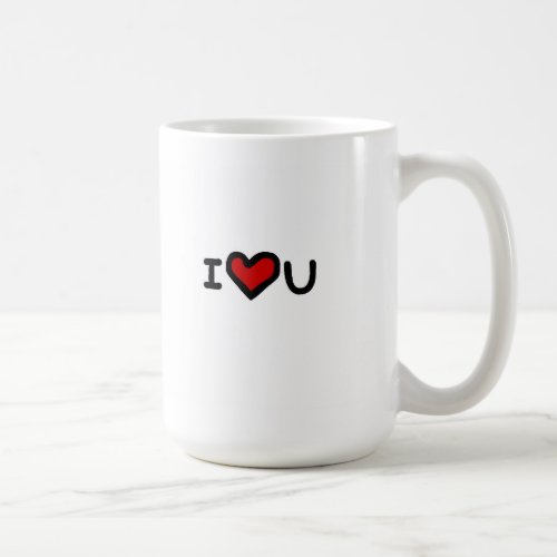 I love you more than beer Coffee Mug