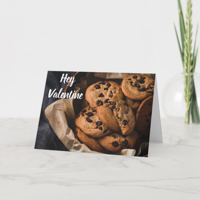 I "LOVE" YOU MORE THAN **COOKIES** CARD (Front)