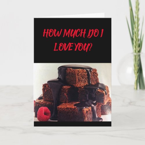 I LOVE YOU MORE THAN DESSERT LOVE CARD