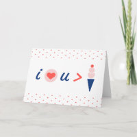 I Love You More Than Ice Cream Valentine's Day