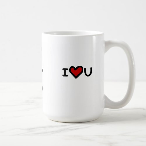 I love you more than tea Coffee Mug