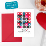 I Love You More Than Words Valentine&#39;s Day Holiday Card