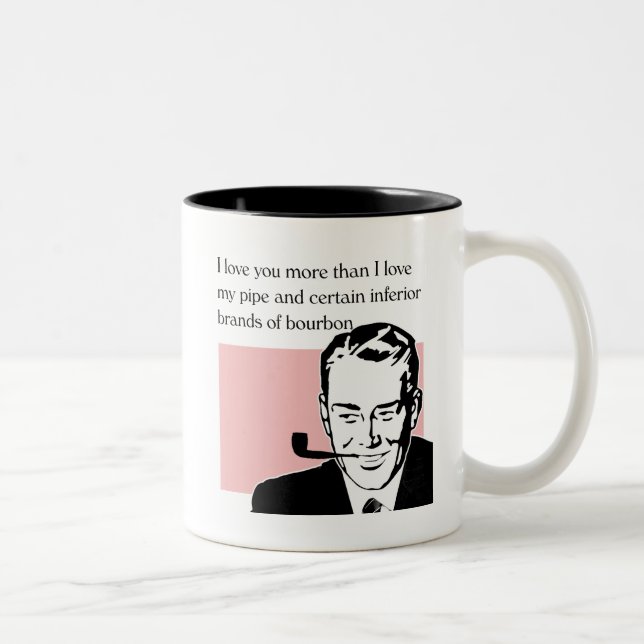 I Love You More... Two-Tone Coffee Mug (Right)