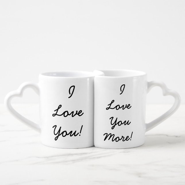 I Love You Mugs (Front Nesting)