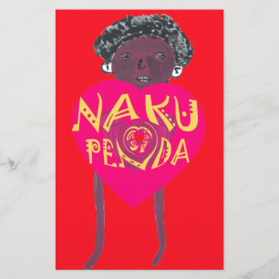 I love you Nakupenda Kenya Swahili Art