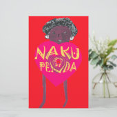 I love you Nakupenda Kenya Swahili Art (Standing Front)