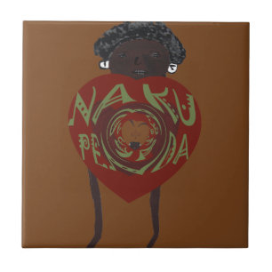 I love You! Nakupenda Sana Ceramic Tile