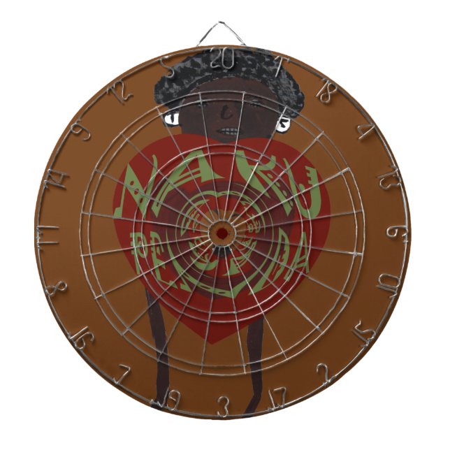 I love You! Nakupenda Sana Dart Board (Front)