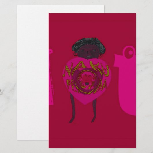 I Love You Nakupenda Sana Happy Valentine  (Front/Back)