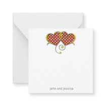 I Love You Note Card Design