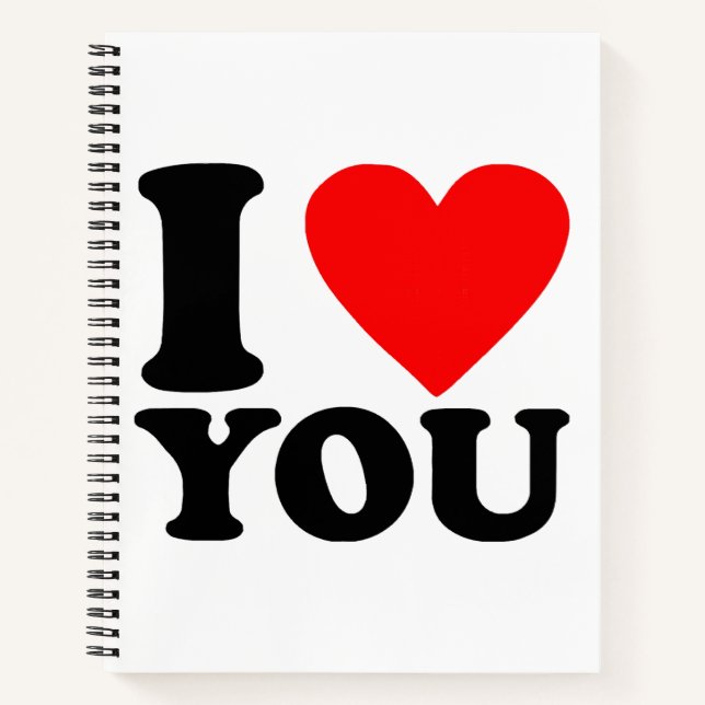 I Love You Notebook (Front)