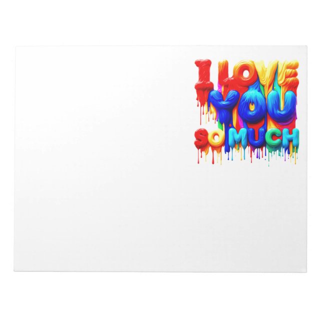 I Love You Notepad (Front)