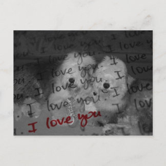 I love you, Old English Sheepdog postcard! Postcard