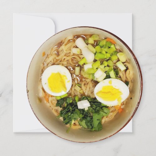 I Love You Oodles  Ramen Photo Holiday Card