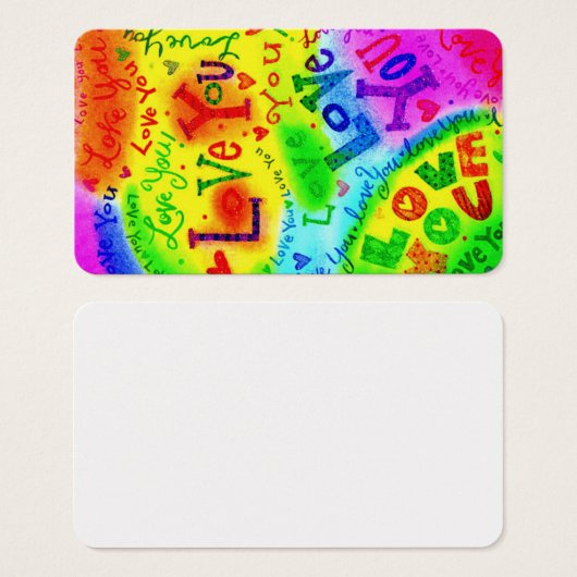 I LOVE YOU Painting (Front & Back)