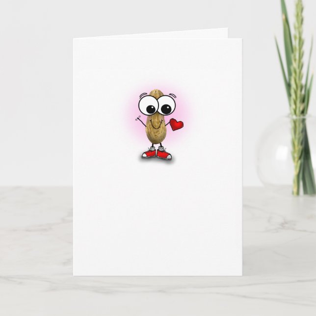 I Love You Peanut Card (Front)