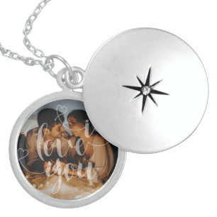 I Love You Photo Personalized Necklace