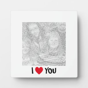I Love You Photo Plaque