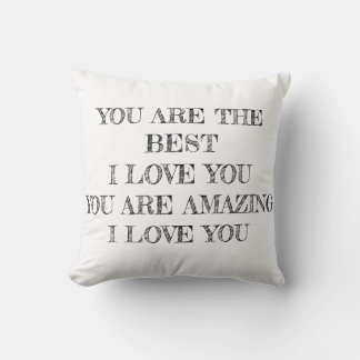 I LOVE YOU PILLOW