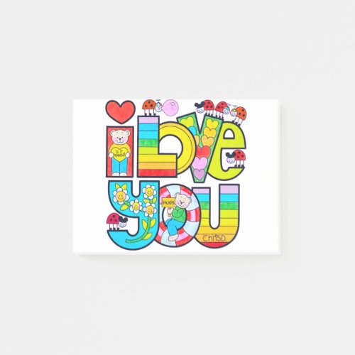 I Love You Post_it Notes