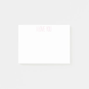 I LOVE YOU Post-it Notes