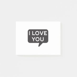 I love you post-it notes
