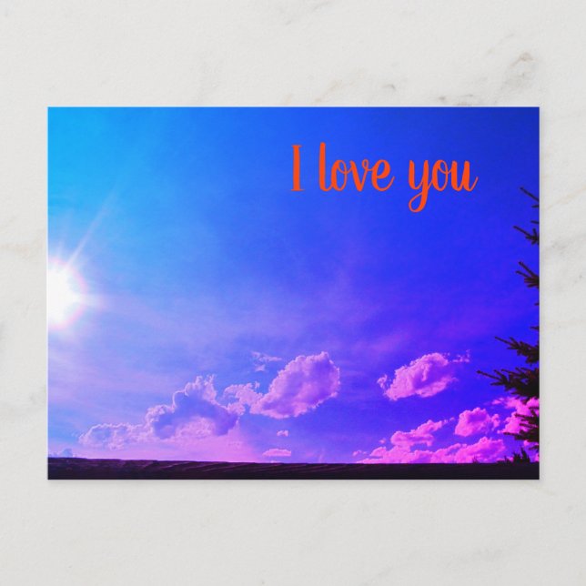 I Love You Postcard (Front)