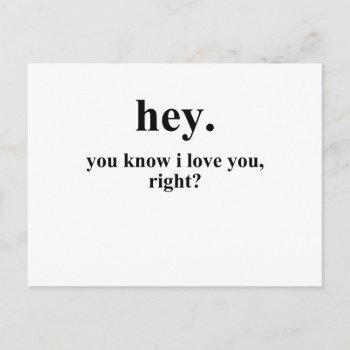 I Love You Postcard by The_Guardian at Zazzle