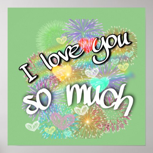 I love you poster