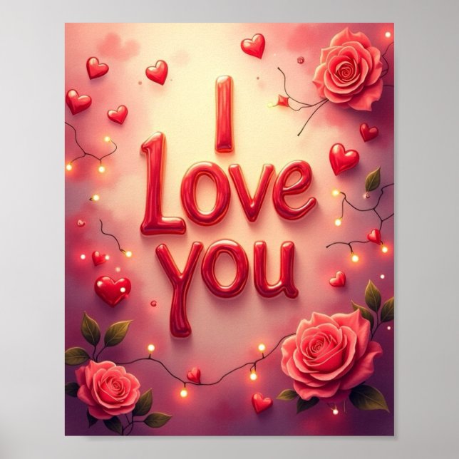 I love You Poster (Front)