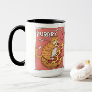 I Love You Purrry Much Funny Cat Lover Gift Mug