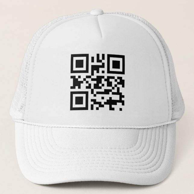 I Love You QR Trucker Hat (Front)